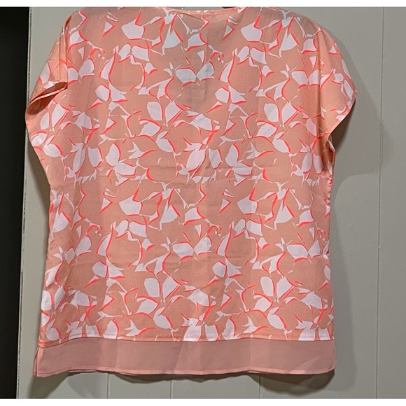 SELLING DKNY BLOUSE FOR WOMEN SIZE SMALL COLOR FLAMINGO 🦩 SLEEVELESS BNWT - Picture 9 of 12